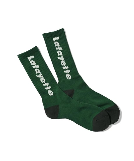 LFYT Lafayette LOGO CREW SOCKS GREEN
