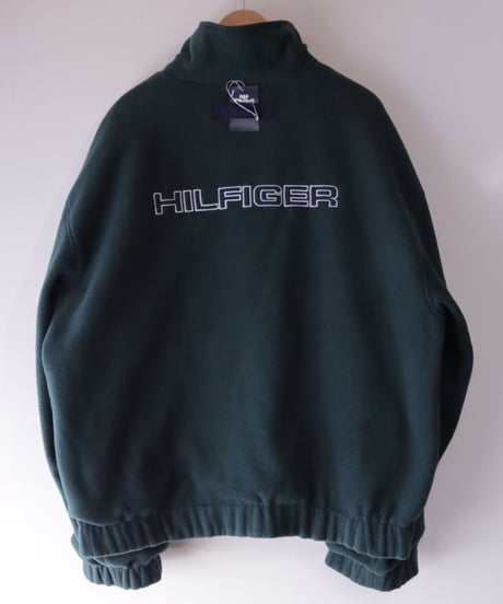 【古着】TOMMY HILFIGER REVERSIBLE JACKET Yellow/Navy/Green Size XL