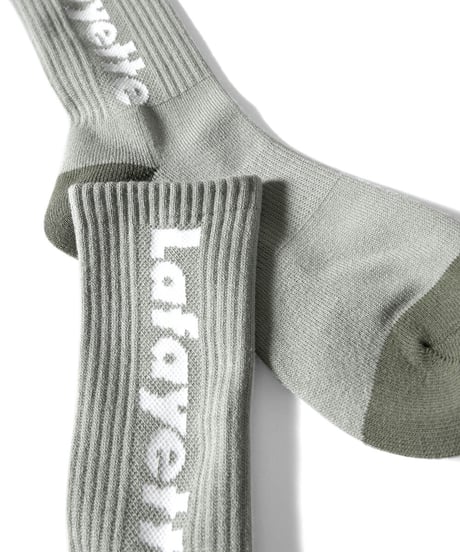 LFYT ソックス LAFAYETTE LOGO CREW SOCKS Celadon