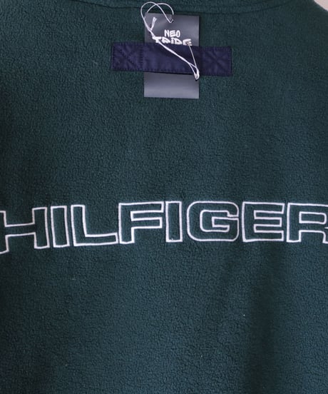 【古着】TOMMY HILFIGER REVERSIBLE JACKET Yellow/Navy/Green Size XL