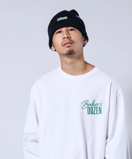 LFYT × fatbeats LONG BEANIE Black