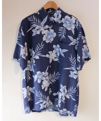 【古着】NAUTICA ALOHA SHIRT Navy Size L