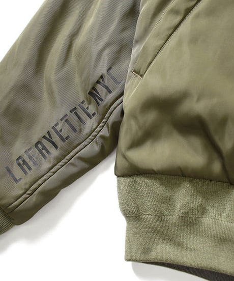 Lafayette CAMO REVERSIBLE FLIGHT JACKET MILITARY GREEN <M>