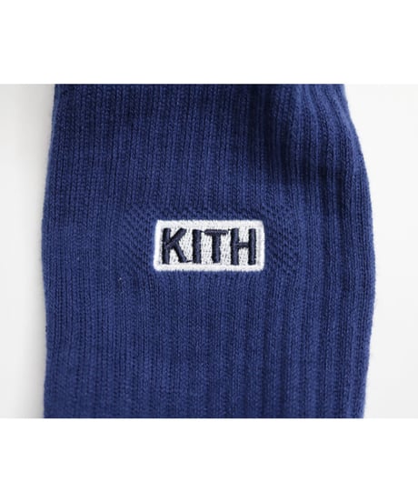 KITH CLASSIC LOGO STANCE SOX Navy Size L (US 9-12 , JP 27-30cm)