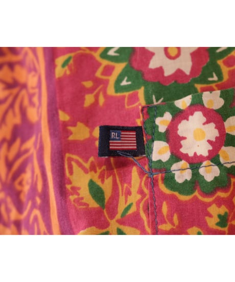 【古着】POLO JEANS RALPH LAUREN BOTANICAL BD SHIRT Multi Size M