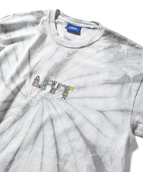 LFYT × FRITILLDEA エルエフワイティー × フリティルディア …AND KINDNESS TO ALL TIE DYED TEE 半袖T シルバー Size XXL