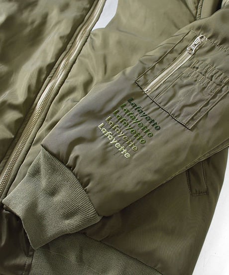 Lafayette CAMO REVERSIBLE FLIGHT JACKET MILITARY GREEN <M>