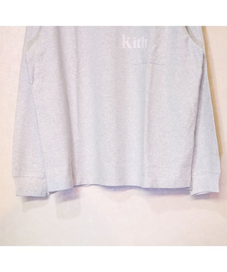 KITH L/S QUINN Light Heather Grey Size L