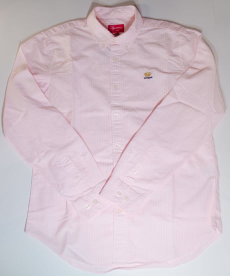 Supreme B.D Shirt Pink Stripe（M）