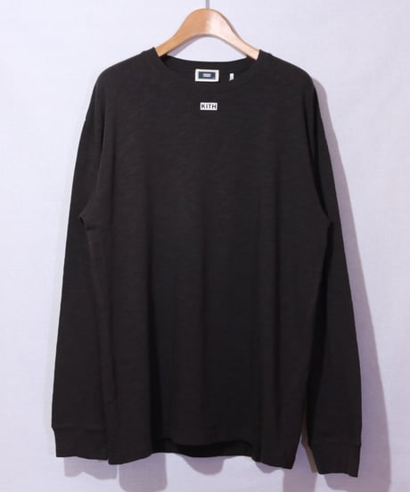 KITH JFK SLUB JERSEY L/S TEE Espresso Size XL