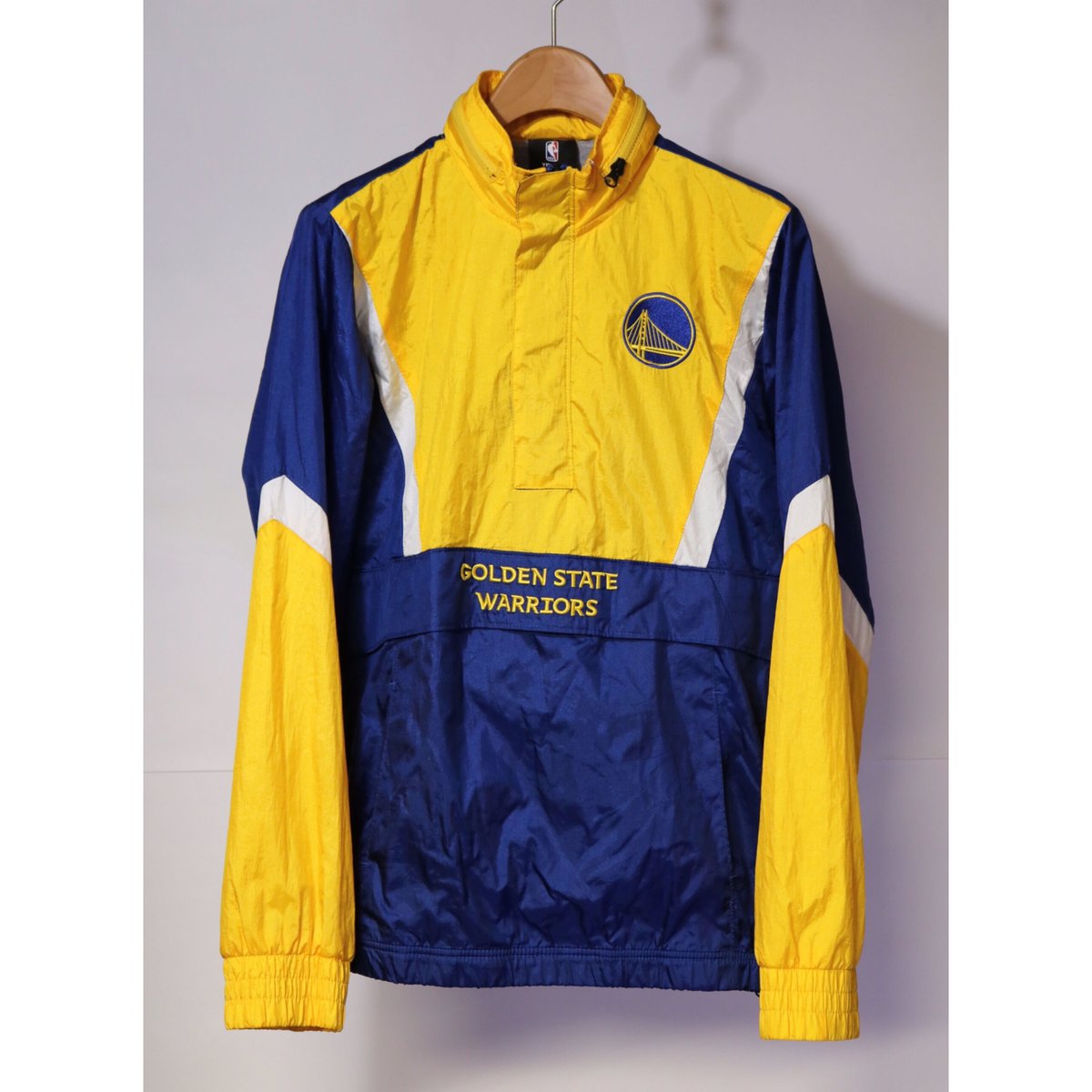 古着】NBA GOLDEN STATE WARRIORS NYLON PULLOVER Na...