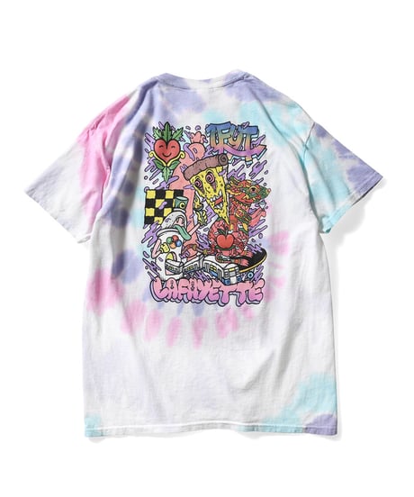 LFYT × FRITILLDEA エルエフワイティー × フリティルディア RAT RACE 半袖T タイダイ MULTI Size M