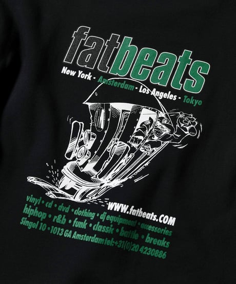 LFYT × fatbeats CREWNECK SWEAT Black Size L