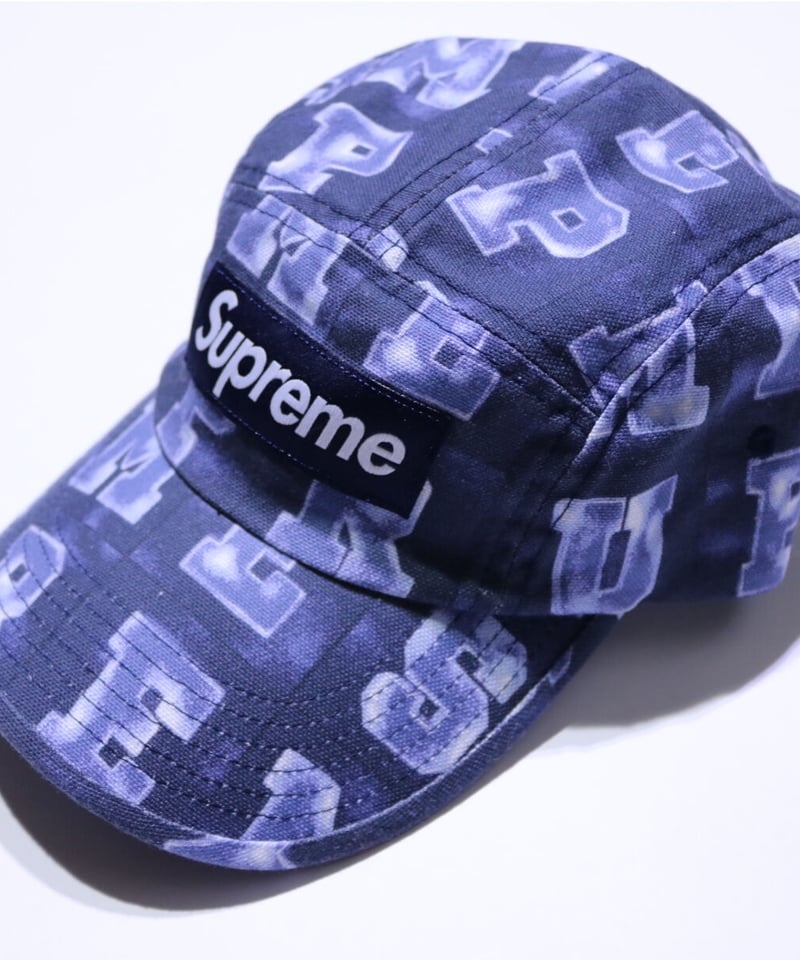 Supreme 20FW Blocks Camp Cap Navy 新品