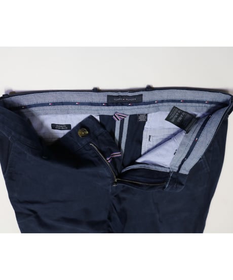 【古着】TOMMY HILFIGER CHINO PANTS Navy Size W32/L34