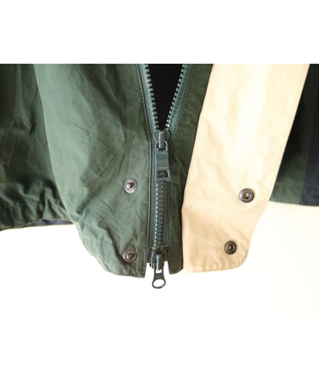 【古着】NAUTICA NYLON JACKET Green/Navy Size L