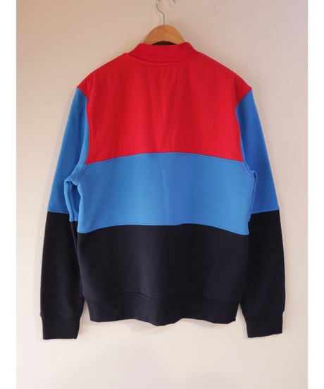TOMMY HILFIGER PULLOVER HALFZIP TOP Red/Blue/Navy Size L