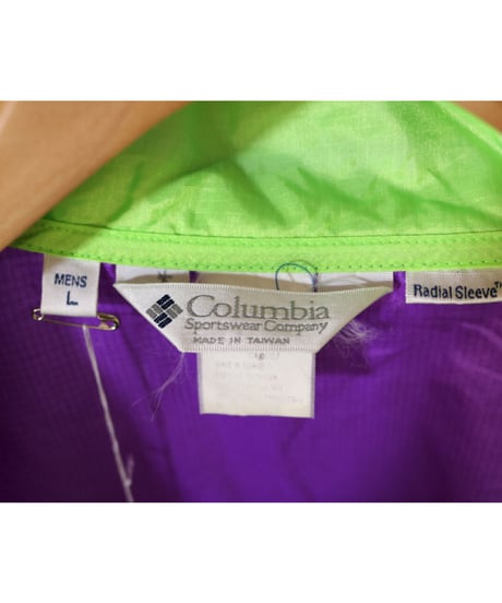【古着】COLUMBIA NYLON JACKET Purple Size L