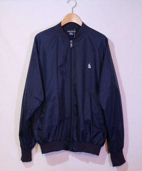 【古着】NAUTICA NYLON JACKET NAVY Size L