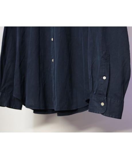 【古着】POLO RALPH LAUREN BD SHIRT Navy Size XXL