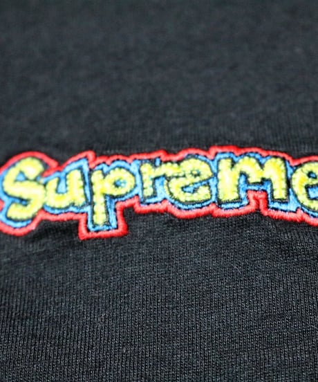 Supreme 2017SS RINGER TEE BLACK L