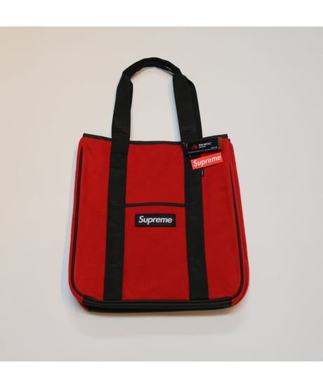 Supreme 2018 FW 18 AW Polartec tote bag Red シュプリーム ポーラテック トート バッグ ボックスロゴ