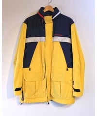 【古着】TOMMY HILFIGER WATERSTOP COLDSTOP JACKET Yellow/Blue/Navy Size M