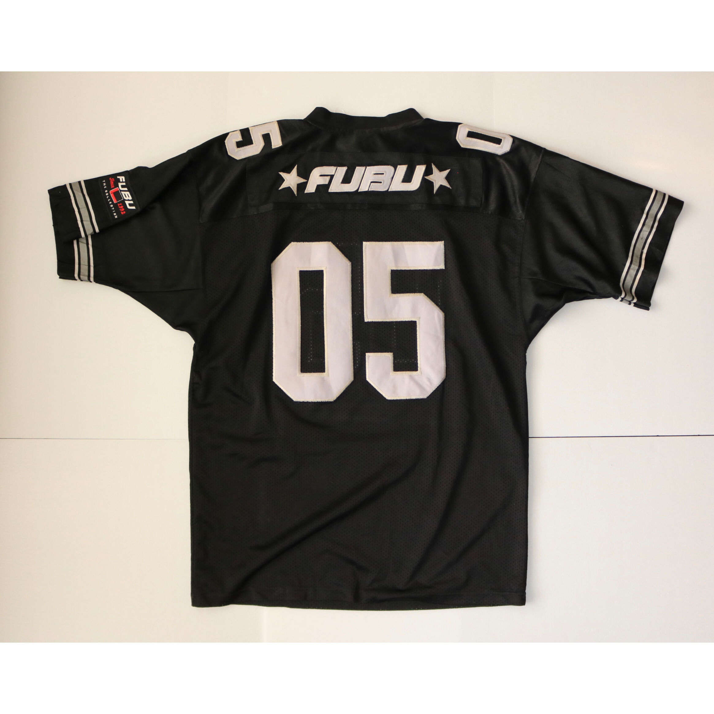 古着】FUBU GAME SHIRT Jersey Top Black Size L | N