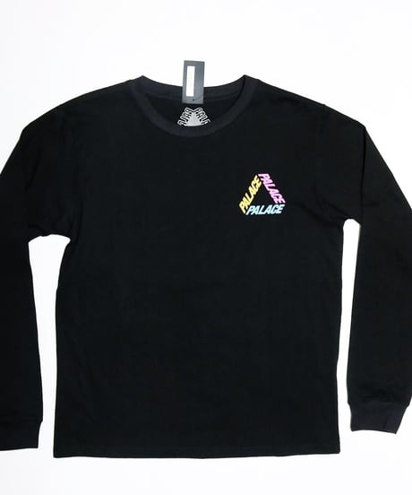 PALACE Skateboards P3 L/S Tee BLACK×MULTI