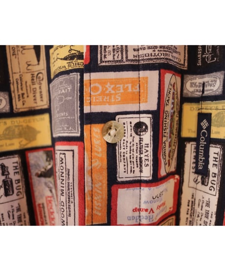 【古着】COLUMBIA STAMPS SS SHIRTS Multi Size XL