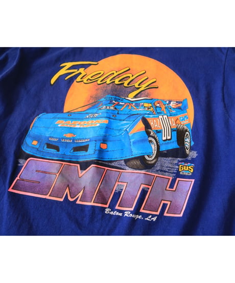 【古着】Fruits of the Loom Freddy Smith GVS Tee Blue XL