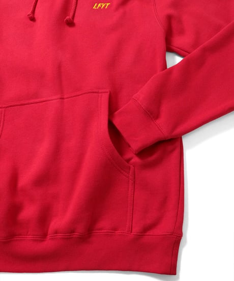 LFYT × THE HALAL GUYS VENDORS HOODED SWEATSHIRT RED Size M