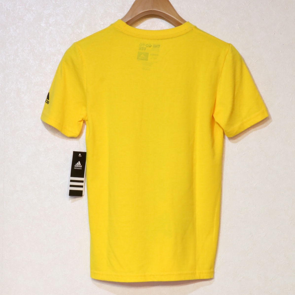 Adidas yellow t clearance shirt
