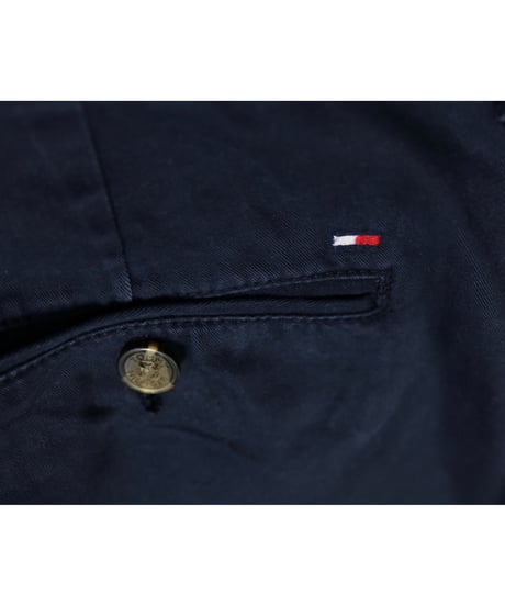 【古着】TOMMY HILFIGER CHINO PANTS Navy Size W32/L34