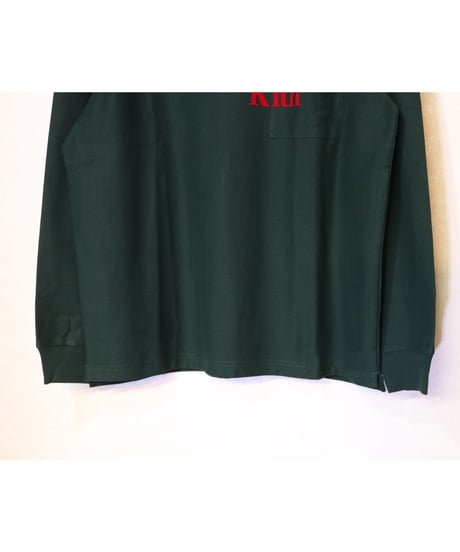 KITH L/S QUINN SCARAB グリーン Size L