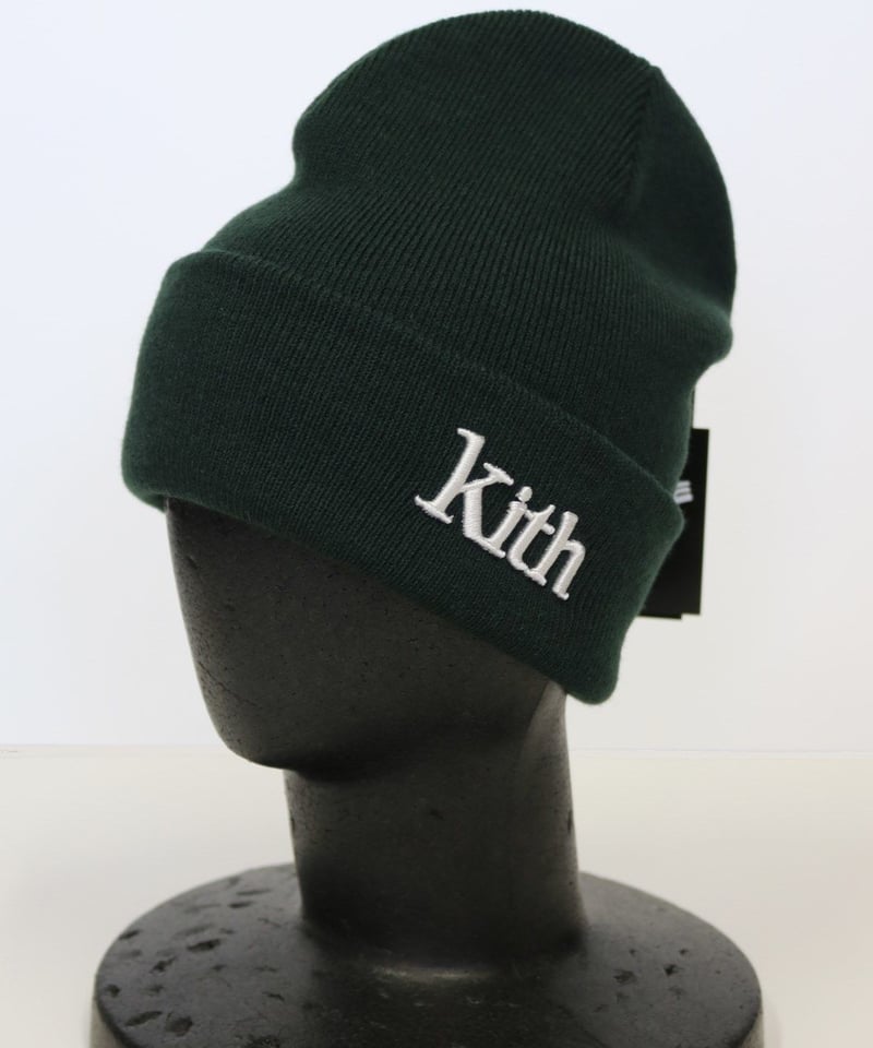 KITH Serif Beanie Green キス ビーニー ニット | NEO TRIBE