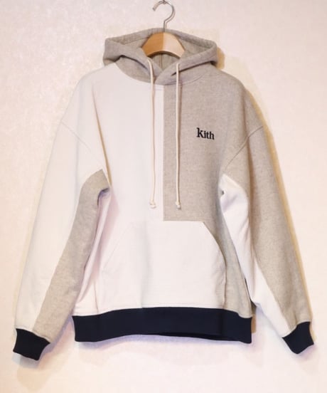 KITH BRYANT COMBO HOODIE IVORY / MULTI M Size