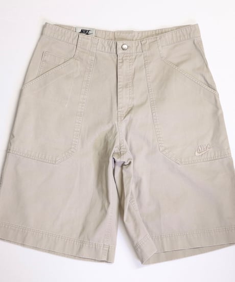 【古着】NIKE HALF PANTS Beige Size 36inch