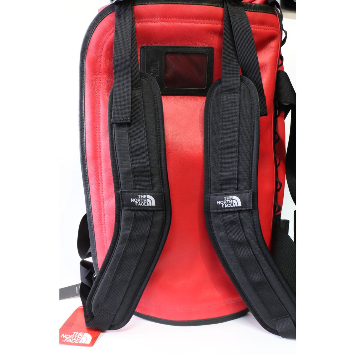 SUPREME x THE NORTH FACE LEATHER BOSTON BAG RED SUPREME x THE NORTH FACE LEATHER BOSTON BAG RED