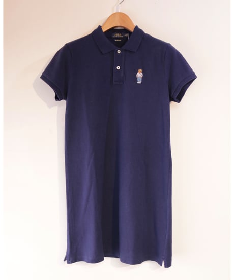 【古着】POLO RALPH LAUREN ポロシャツ ワンピース Navy Size M
