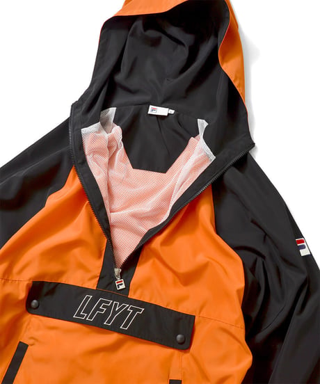 Lafayette FILA ラファイエット フィラ CLASSIC ANORAK JACKET アノラックジャケット LFT18AWSP001 ORANGE オレンジ
