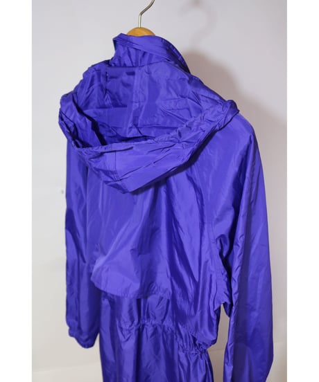 【古着】WOOLRICH WOMAN NYLON COAT Purple/Yellow Size M