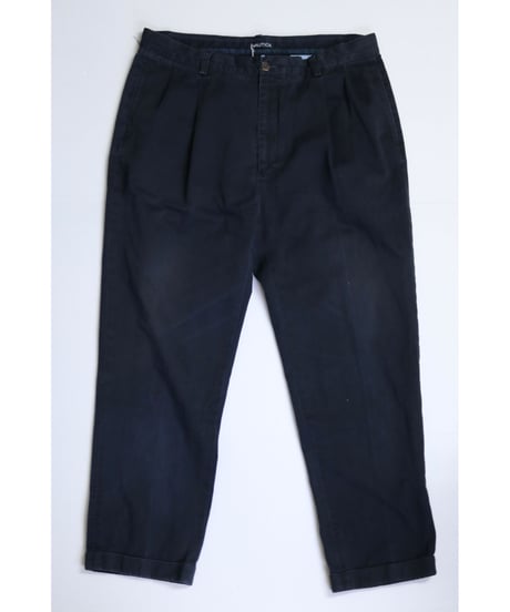 【古着】NAUTICA CHINO PANTS Navy Size 36/32