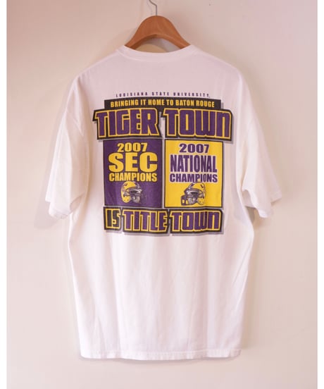 【古着】RUPPSHIRTS TIGER TOWN 2007 TITLE T White Size XL