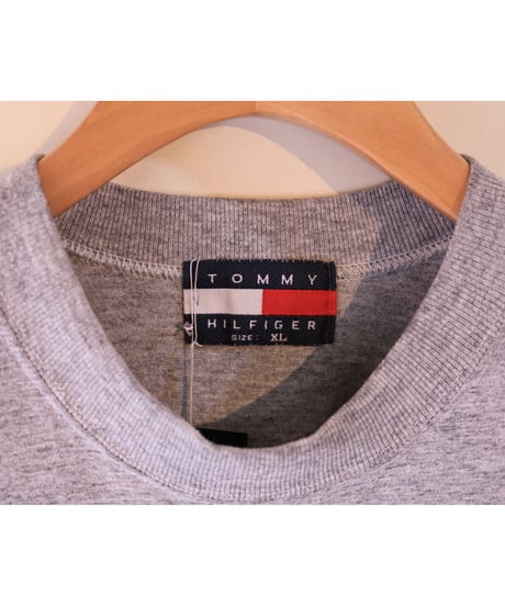 【古着】TOMMY HILFIGER SS Tee Grey XL