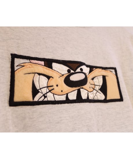 【古着】LOONEY TUNES TAZMANIAN DEVIL Tee Grey Size M