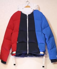 Kith Colorblocked Puffer Jacket Blue/Multi L Size