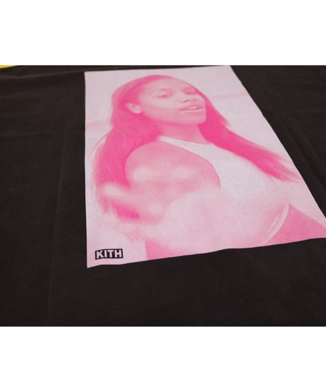 KITH x RW x AALIYAH CLASSIC LOGO VINTAGE T Black Size M