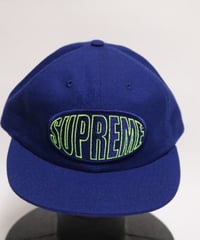 Supreme 2017S/S WARP 6-PANEL CAP ROYAL BLUE