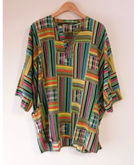 【古着】AFRICAN SHIRT Multi Color